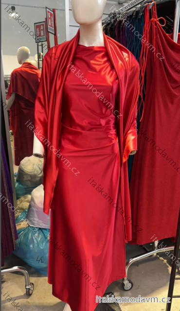 Šál saténový k šatám (ONE SIZE) TALIANSKA MÓDA IMPSH24666/DU