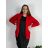 Sako elegantný dlhý rukáv dámske nadrozmer (48/50/52 ONE SIZE) TALIANSKA MÓDA IMD25513