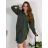 Šaty košeľové dlhý rukáv dámske nadrozměr (48/50 ONE SIZE) TALIANSKA MÓDA IMPBB24F2713