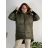 Bunda s kapucňou dámska nadrozmer (3XL/4XL ONE SIZE) TALIANSKA MÓDA IM423683