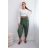Kalhoty letní dlouhé oversize dámské ELENA (S/M ONE SIZE) ITALSKÁ MÓDA IMD24130