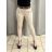 Nohavice elegantné s opaskom dámske nadrozmer (M/L/XL ONE SIZE) TALIANSKA MÓDA IMC25069