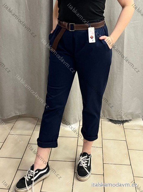 Nohavice s opaskom dámske (S/M/L ONE SIZE) TALIANSKA MÓDA IM425LENA/DUR
