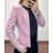 Bunda koženková dlhý rukáv dámska (S/M ONE SIZE) TALIANSKA MÓDA IMPDY251SSH8217