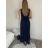 Šaty dlhé spoločenské elegantné plesové dámske (S/M ONE SIZE) TALIANSKA MÓDA IMM22Q52232/DUR smaragdová S/M/L