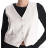 Sako vesta bez rukávu dámské (S/M ONE SIZE) ITALSKÁ MÓDA IMPDY25LS201205