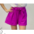 Kraťasy šortky elegantné dámske (S/M ONE SIZE) TALIANSKA MÓDA IMPDY25MDUE991227