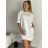 Šaty krátke oversize 3/4 dlhý rukáv dámske (M/L/XL ONE SIZE) TALIANSKA MÓDA IMD25009