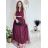 Šaty dlhé spoločenské elegantné plesové dámske (S/M ONE SIZE) TALIANSKA MÓDA IMM22Q52232/DUR smaragdová S/M/L