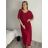 Šaty elegantné šifónové krátky rukáv dámske nadrozmer (46/48/50 ONE SIZE) TALIANSKA MóDA IM425035