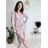 Šaty elegantní dlouhý rukáv dámské (S/M ONE SIZE) ITALSKÁ MÓDA IMWM23891/DU růžová S/M