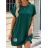 Šaty krátké letní krátký rukáv dámské (XS/S/M ONE SIZE) ITALSKÁ MÓDA IMD25051