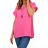 Tričko krátky rukáv dámske (XS/S/M ONE SIZE) TALIANSKA MÓDA IMD25058