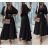Šaty elegantné s opaskom krátky rukáv dámske (XS/S/M ONE SIZE) TALIANSKA MÓDA IMD25066