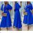 Šaty elegantné s opaskom krátky rukáv dámske (XS/S/M ONE SIZE) TALIANSKA MÓDA IMD25066