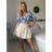 Croptop elegantní krátký rukáv dámský (S/M ONE SIZE) ITALSKÁ MÓDA IMPBB24B11253A