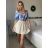 Croptop elegantní krátký rukáv dámský (S/M ONE SIZE) ITALSKÁ MÓDA IMPBB24B11253A