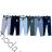 Kalhoty elegantní s páskem tříčtvrteční 3/4 krátké dámské (XS/S/M ONE SIZE) ITALSKÁ MÓDA IMD25038