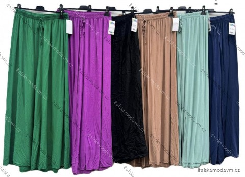 Kalhoty dlouhé letní dámské (XS/S/M ONE SIZE) ITALSKÁ MÓDA IMD25088
