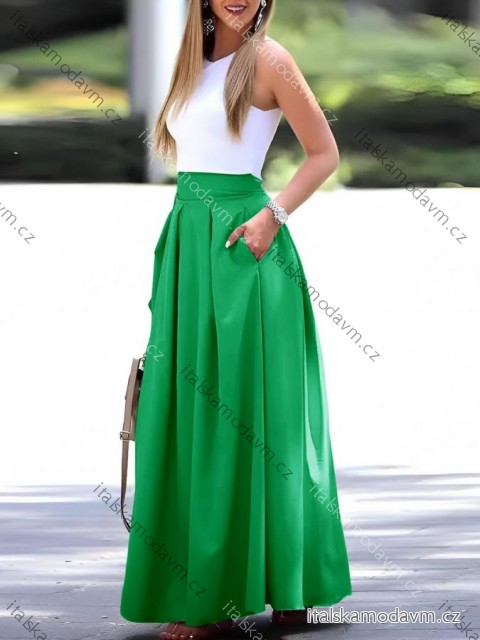 Sukňa maxi elegantná dámska (XS/S/M ONE SIZE) TALIANSKA MÓDA IMD25089