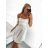 Šaty elegantní společenské na ramínka dámské Lolita (XS/S ONE SIZE) ITALSKá MóDA IM322461/DUR XS/S fialová