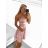 Šaty elegantní společenské na ramínka dámské Lolita (XS/S ONE SIZE) ITALSKá MóDA IM322461/DUR XS/S fialová