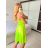 Šaty elegantní společenské na ramínka dámské Lolita (XS/S ONE SIZE) ITALSKá MóDA IM322461/DUR XS/S fialová