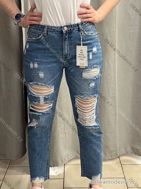 Rifle jeans dlouhé dámské mom (34-42) TP JEANS  TPJ257358/DUR