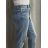 Nohavice rifle dlhé dámske mom (XS-XL) TP JEANS TPJ25T093-11/DUR S modrá