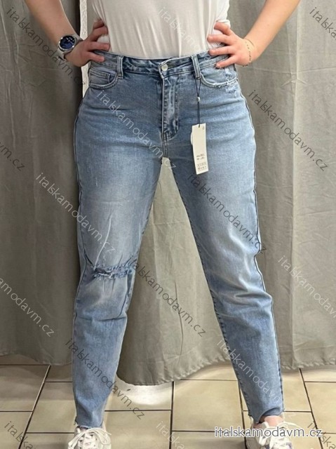 Nohavice rifle dlhé dámske mom (XS-XL) TP JEANS TPJ25T093-11/DUR M modrá