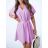Šaty krátké elegantní letní krátký rukáv dámské (S/M/L ONE SIZE) ITALSKÁ MÓDA IMD25122