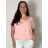 Tunika/blúzka krátky rukáv dámska nadrozmer (2XL/3XL/4XL ONE SIZE) TALIANSKA MÓDA IMD231458