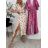 Šaty elegantný letný krátky rukáv dámske (XS/S/M ONE SIZE) TALIANSKA MÓDA IMWGB25516