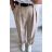 Nohavice dlhé elegantné s opaskom dámske (S/M/L ONE SIZE) TALIANSKA MÓDA IMWAD25546