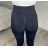 Legíny dlhé fitness push up dámske (S/M ONE SIZE) TALIANSKA MÓDA IMM24CH2985/DUR -   čierna
 -   S / M