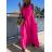 Šaty dlouhé maxi oversize letní na ramínka dámské (S/M/L ONE SIZE) ITALSKÁ MÓDA IMWAE25698