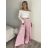 Nohavice dlhé letné dámske AURORA (S/M/L ONE SIZE) TALIANSKA MÓDA IMD25116