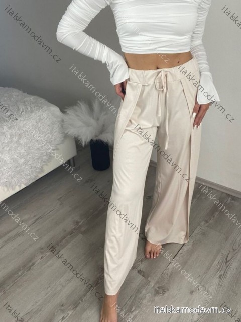 Nohavice dlhé letné dámske AURORA (S/M/L ONE SIZE) TALIANSKA MÓDA IMD25116/DUR