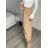 Sukňa dlhá s vreckami dámska PALOMA (S/M/L ONE SIZE) TALIANSKA MÓDA IMD25054/DUR S/M/L zelená khaki