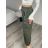 Sukňa dlhá s vreckami dámska PALOMA (S/M/L ONE SIZE) TALIANSKA MÓDA IMD25054/DUR S/M/L zelená khaki
