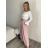 Sukňa dlhá elegantná s opaskom dámska SOFIA (XS/S/M ONE SIZE) TALIANSKA MÓDA IMD25070
