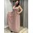 Šaty letní dlouhé elegantní bez rukávu dámské (42/44/46 ONE SIZE) ITALSKÁ MÓDA IMPSH2480566A