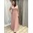 Šaty letní dlouhé elegantní bez rukávu dámské (42/44/46 ONE SIZE) ITALSKÁ MÓDA IMPSH2480566A