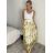 Sukňa dlhá tylová dámska LEMON (S/M/L ONE SIZE) TALIANSKA MÓDA IM425272/DUR S / M žlutá