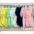 Šaty krátké košilové letní mušelín 3/4 dlouhý rukáv dámské (XS/S/M ONE SIZE) ITALSKÁ MÓDA IMWHP25538