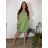 Šaty oversize letní krátký rukáv dámské nadrozměr MANUELA (44/46/48 ONE SIZE) ITALSKÁ MÓDA IM425064/DU