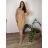 Šaty oversize letní krátký rukáv dámské nadrozměr MANUELA (44/46/48 ONE SIZE) ITALSKÁ MÓDA IM425064/DU