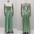 Šaty dlouhé letní elegantní na ramínka dámské (XS/S/M ONE SIZE) ITALSKÁ MÓDA IMM25M40365