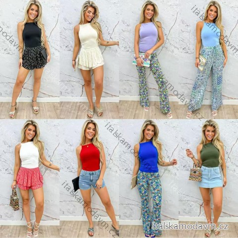Tílko na ramínka dámské (XS/S/M ONE SIZE) ITALSKÁ MÓDA IMM25M41119