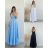 Šaty dlhé letné elegantné na ramienka dámske (XS/S/M ONE SIZE) TALIANSKA MÓDA IMM25M33330